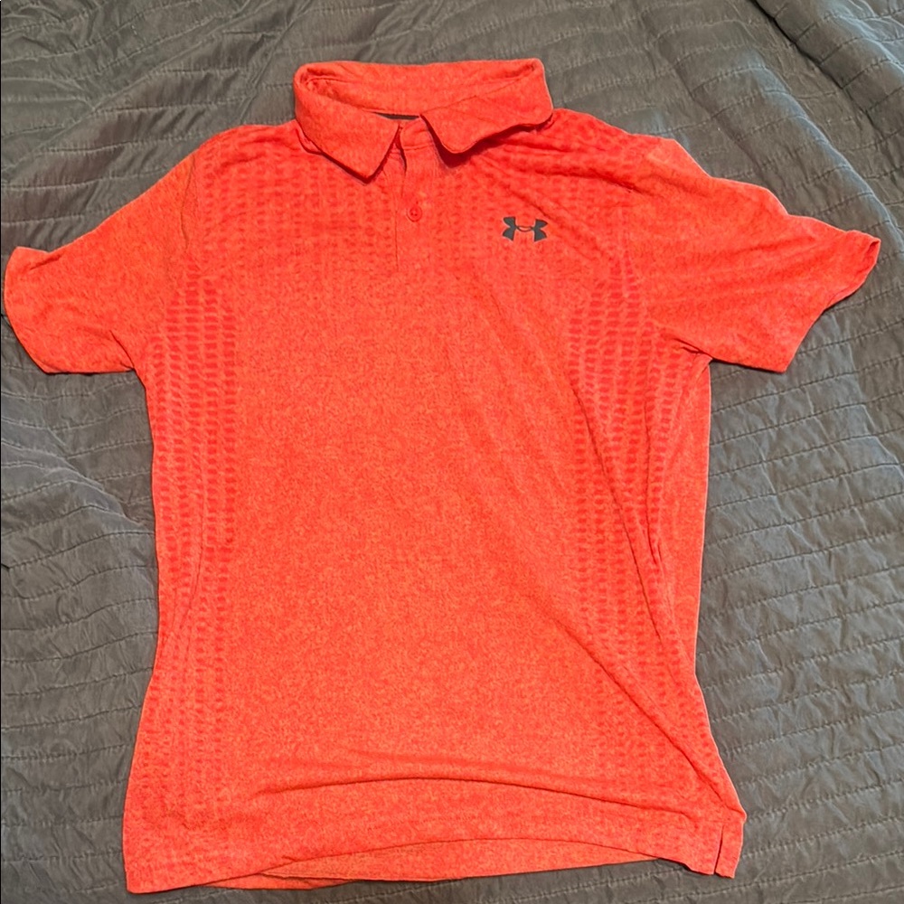 Under Armour Red Performance Polo Shirt